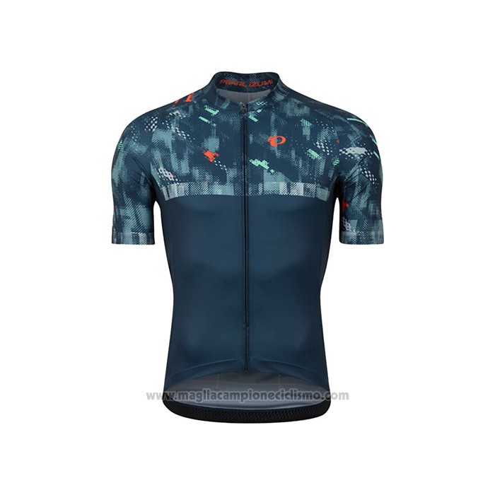 2021 Abbigliamento Ciclismo Pearl Izumi Blu Verde Manica Corta e Salopette